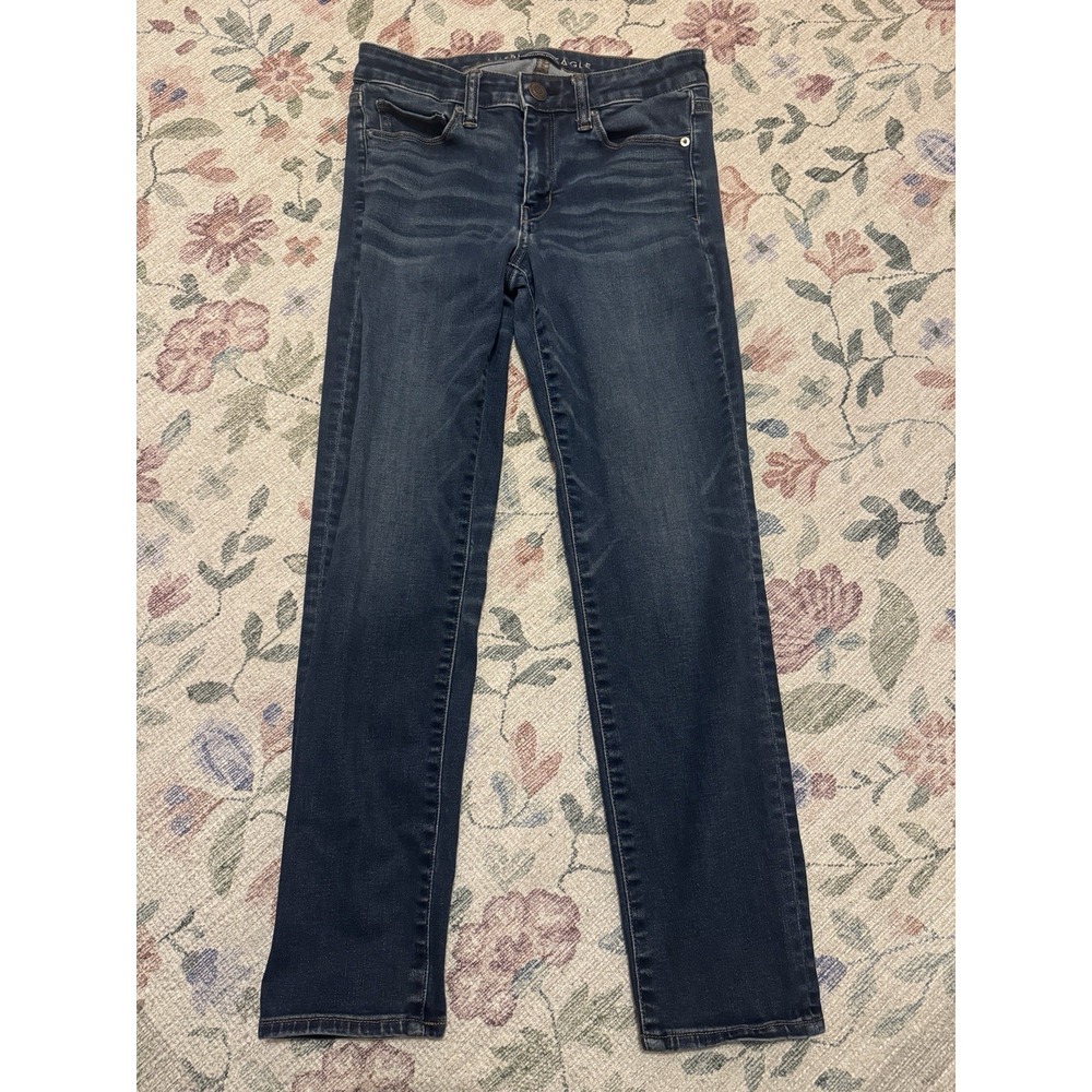 American Eagle Blue Jeans Women's Next Lvl Strength Size 6 #12